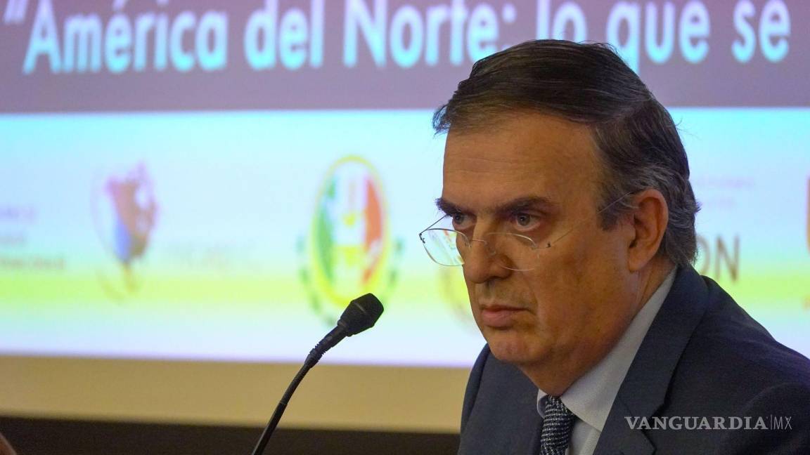 ‘No le conviene un T-MEC solo con EU’, Marcelo Ebrard revira a político de Canadá