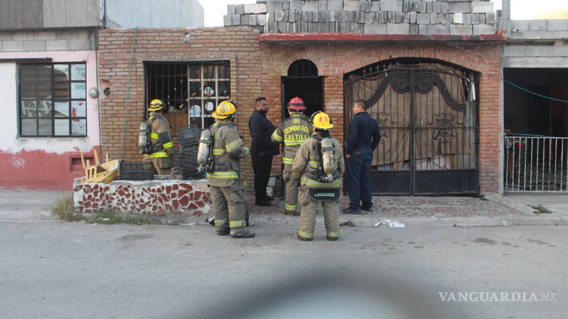 Muere adulto mayor atrapado en un incendio, en Saltillo