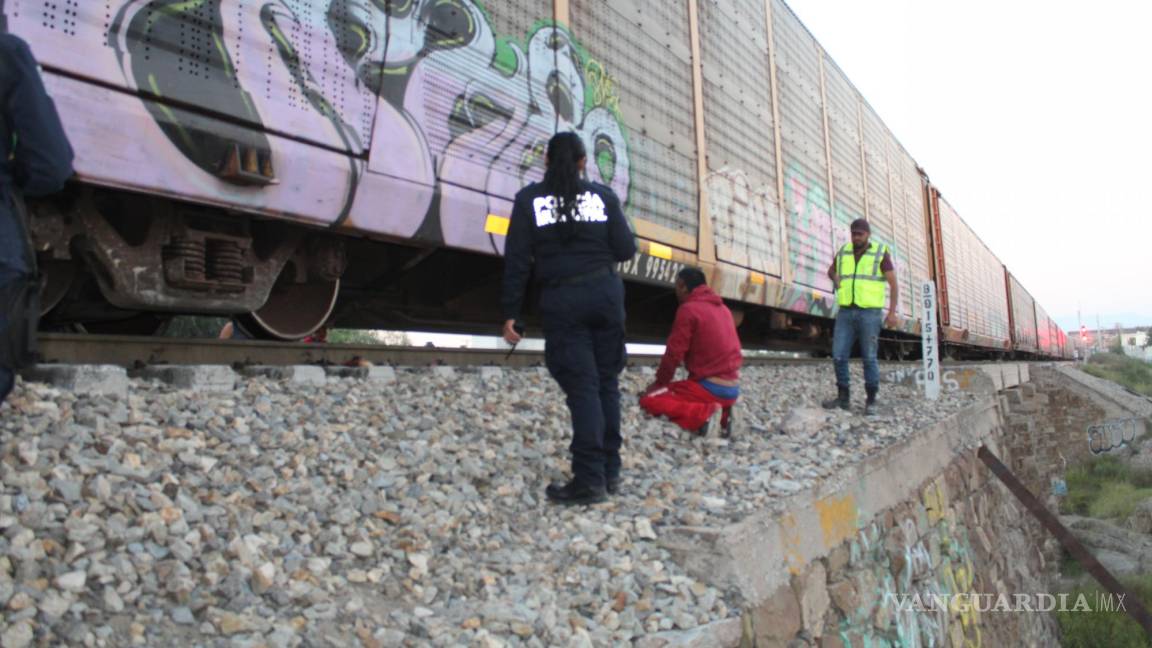 Muere cercenada por el ferrocarril en Saltillo