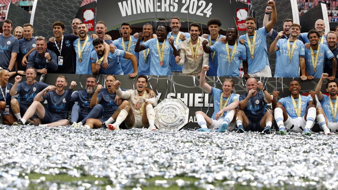 Manchester City inicia la temporada 2024-2025 con el título de la Community Shield ante el United