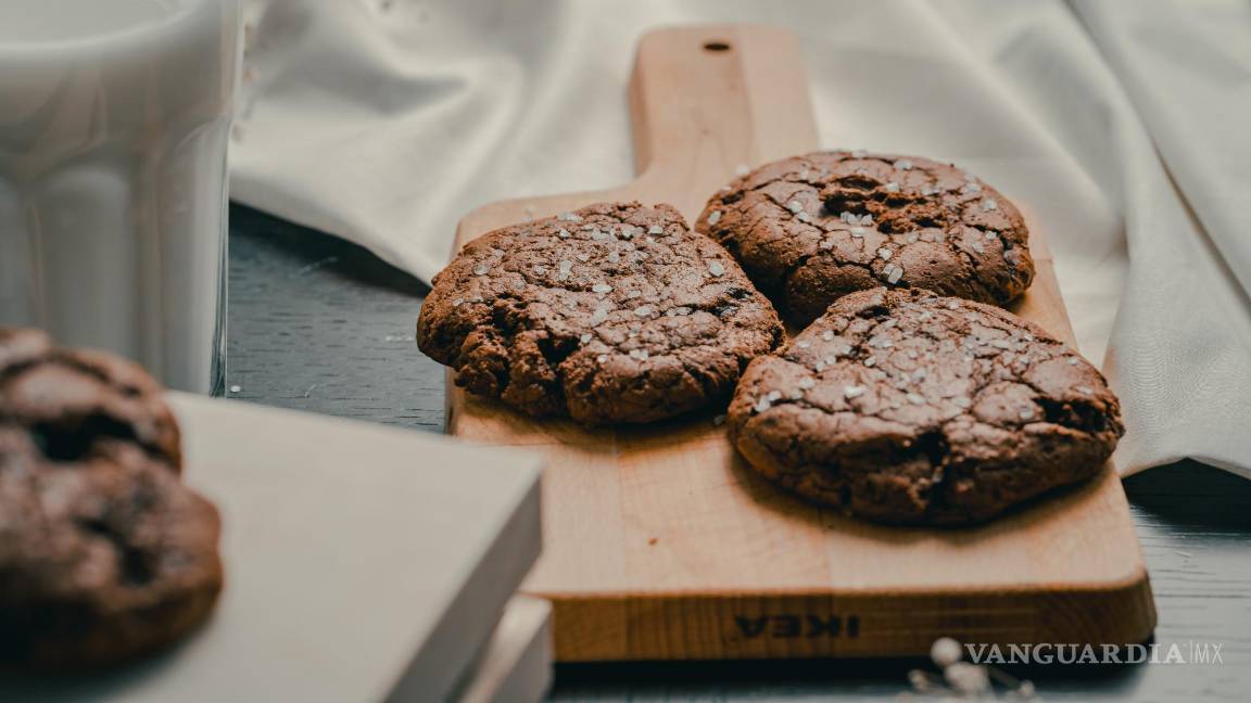 $!Galletas de tres ingredientes de chocolate y avellanas.