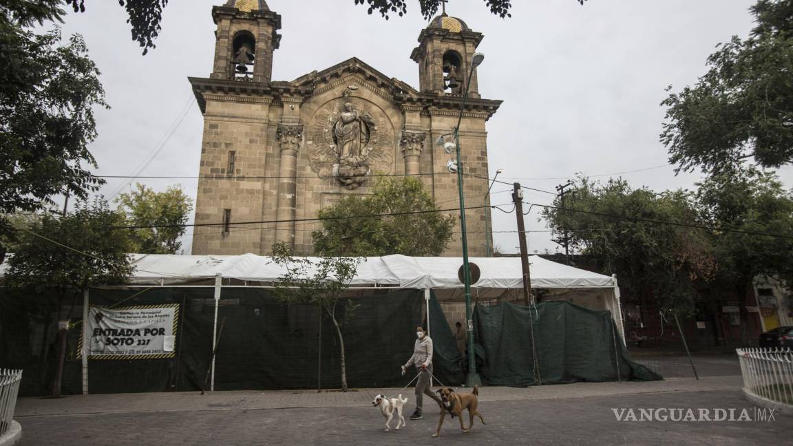 $!La iglesia Santuario Parroquial de Nuestra Señora de los Ángeles, en Guerrero, Ciudad de México.