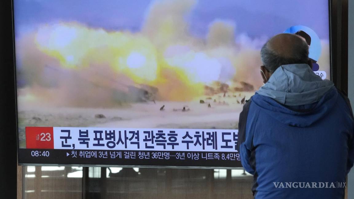 Norcorea dispara más de 100 proyectiles en respuesta a los ejercicios militares de Corea del Sur