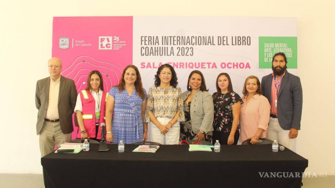 Presente la Secretaría de Salud en la Feria Internacional del Libro de Coahuila, con el tema de salud mental