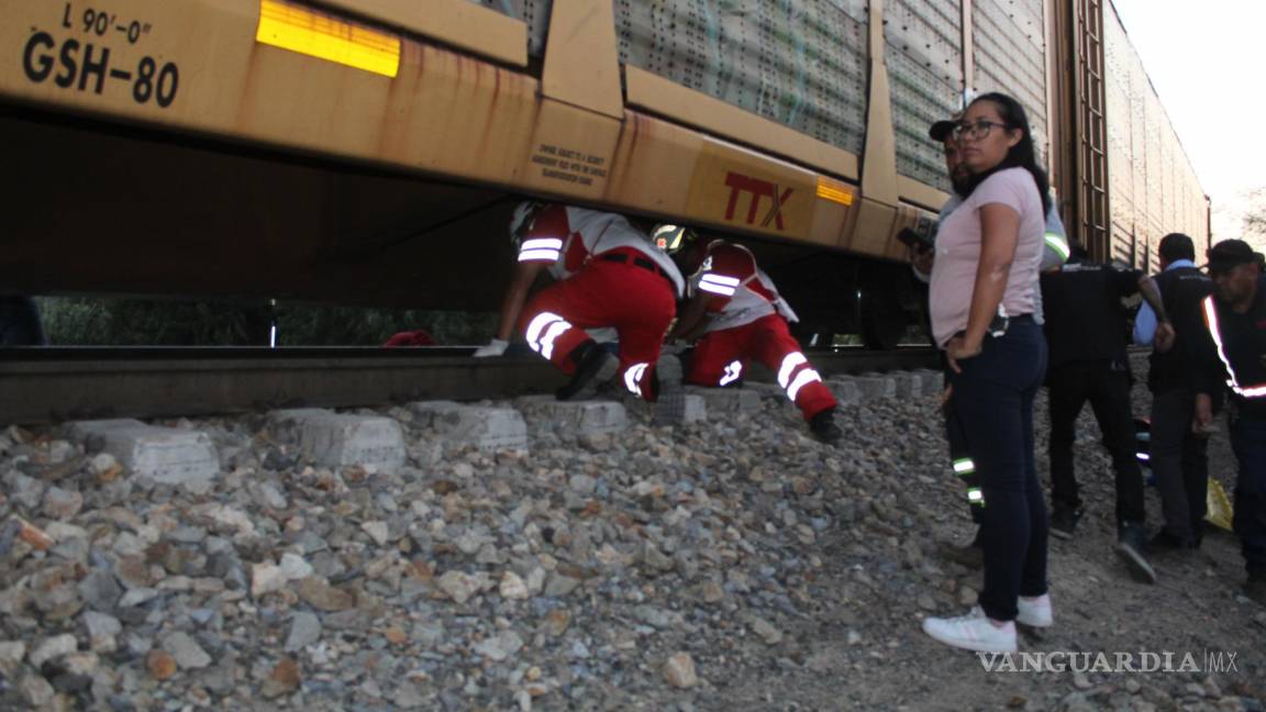 Muere cercenada por el ferrocarril en Saltillo