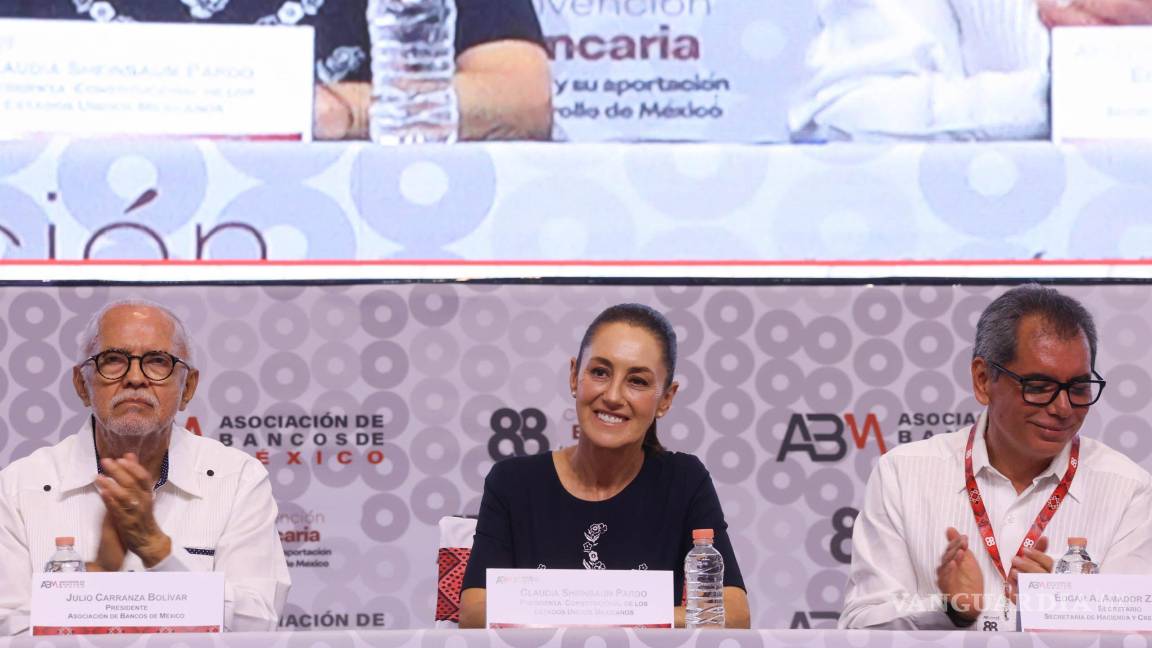Pide Sheinbaum mayor acceso a créditos para el pueblo en Convención Nacional Bancaria