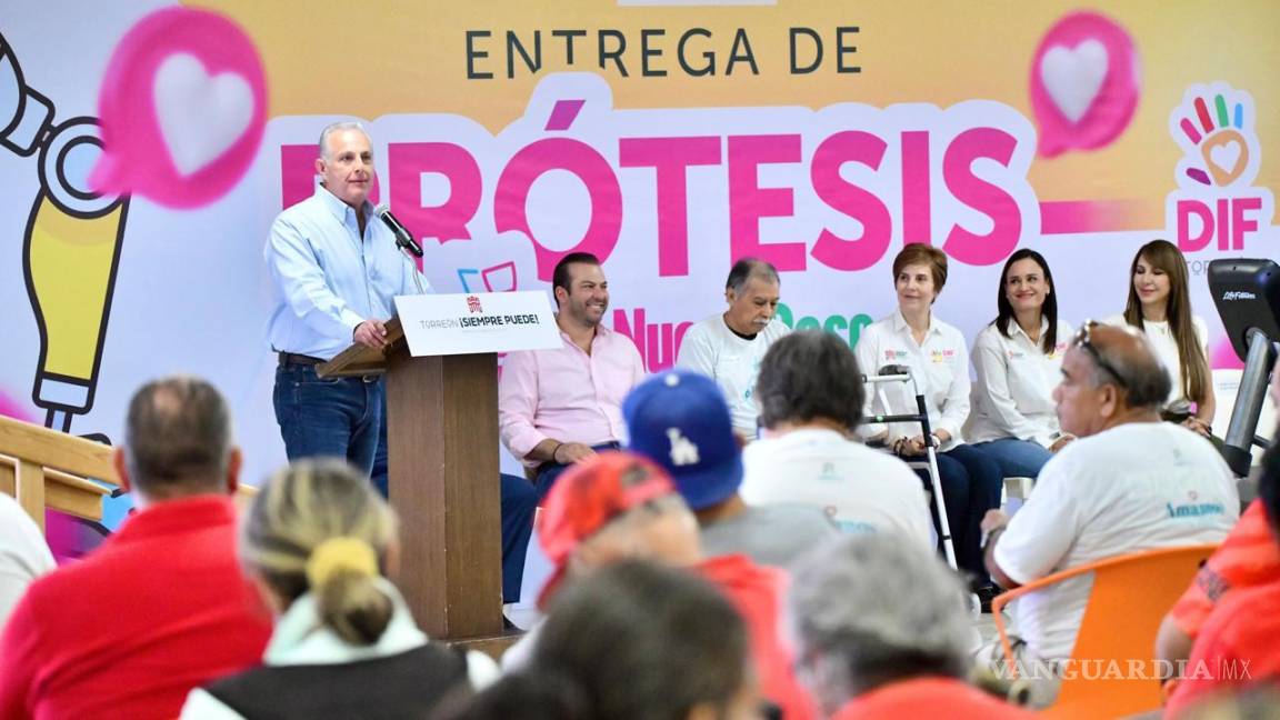 Entrega Alcalde de Torreón prótesis del programa Un Nuevo Paso