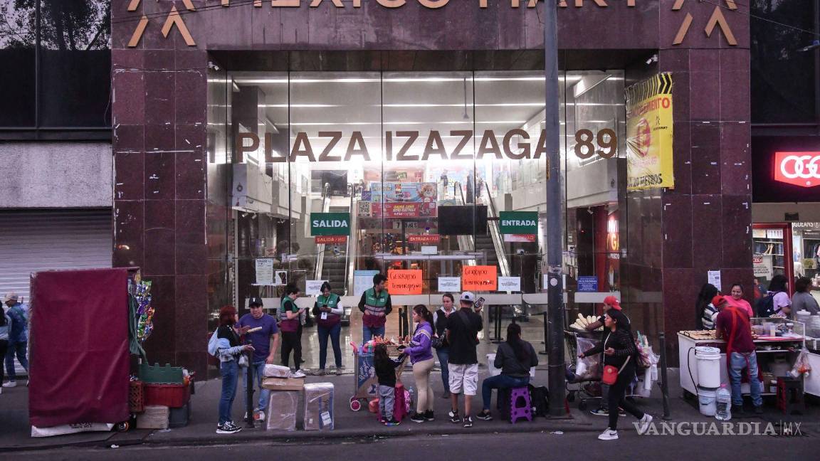 Tras cierre hace unas semanas, retiran sellos de clausura de Plaza Izazaga 89 en CDMX