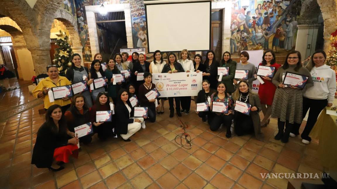 Capacitan a 35 emprendedoras de Coahuila en programa de Embajada de EU
