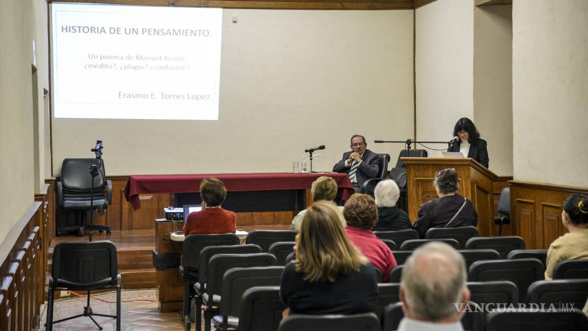 $!El Centro Cultural Vito Alessio Robles resguarda una copia del folleto donde el historiador publicó este texto supuestamente inédito y de Acuña.