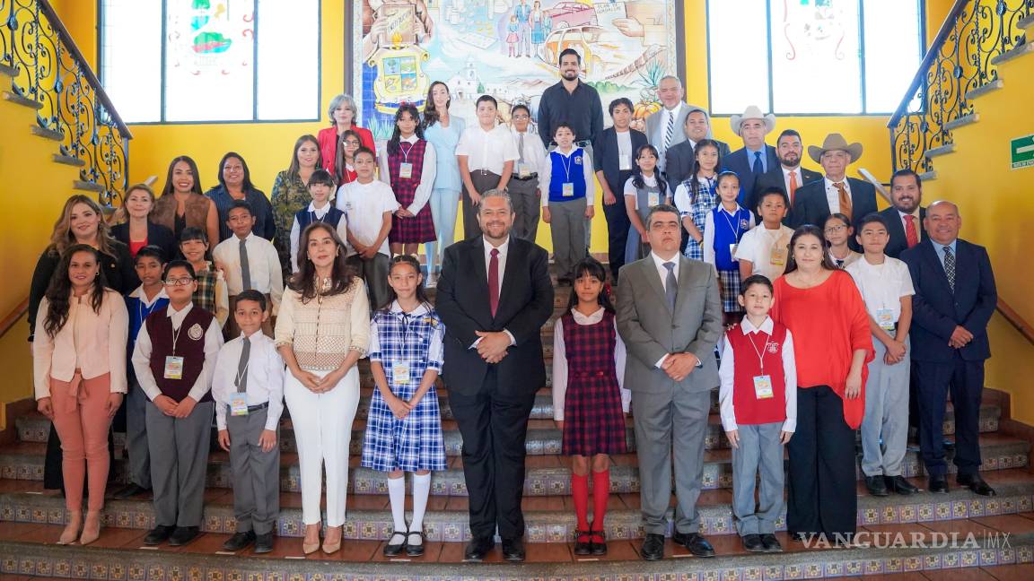 Propone Cabildo Infantil de Ramos Arizpe plantar un árbol antes de graduarse