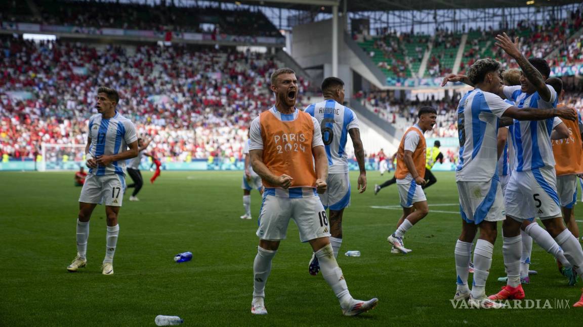 $!Argentina había gritado a lo alto el gol que le daba el empate.