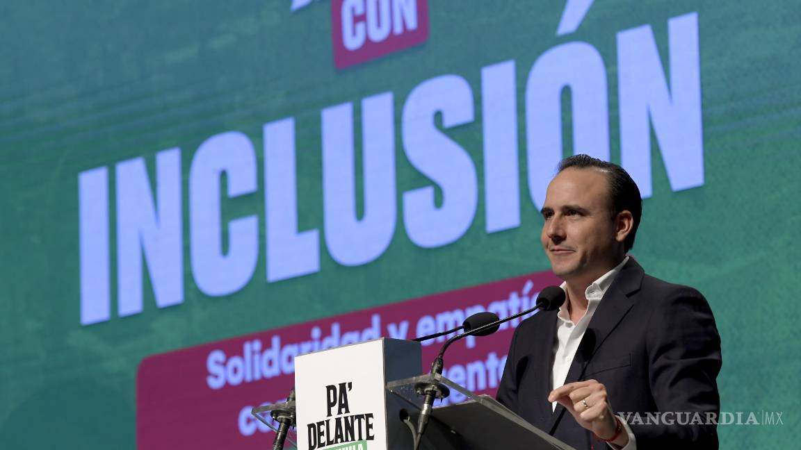 $!Manolo Jiménez durante la presentación de su “Agenda para mejorar la Calidad de Vida” en Coahuila.