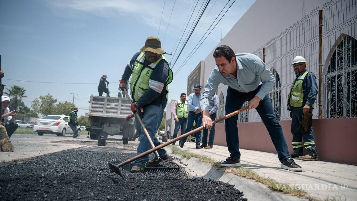 Suman este año más de 35 mil baches reparados en Saltillo
