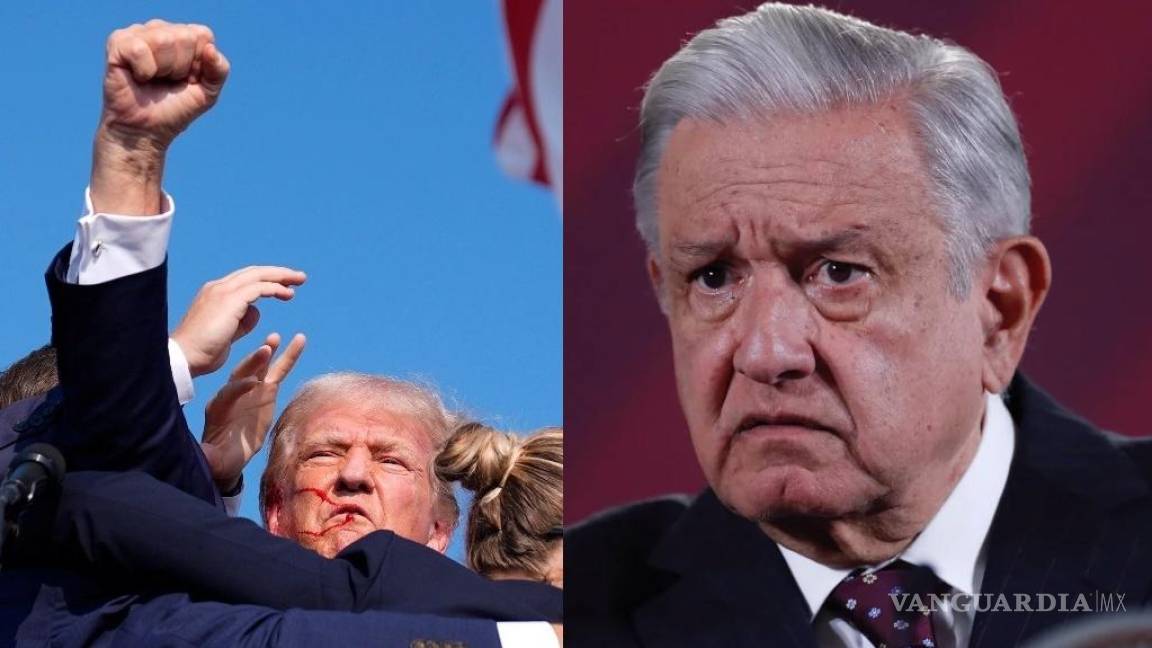 ‘Afortunadamente no lo asesinaron’... López Obrador celebra que Donald Trump sobrevivió al atentado