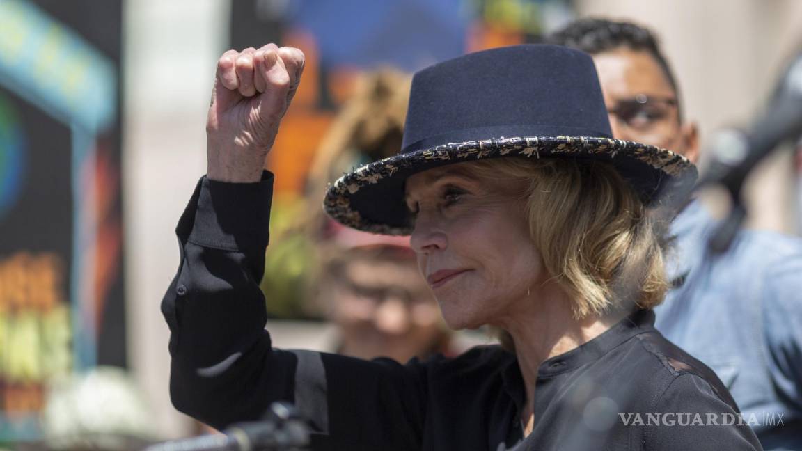 $!Jane Fonda en una imagen de archivo en el Festival de Cannes de 2018. EFE/EPA/IAN LANGSDON
