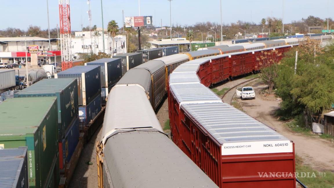 Empresas tendrían que irse a paros técnicos de prolongarse el cierre al ferrocarril de carga en Piedras Negras