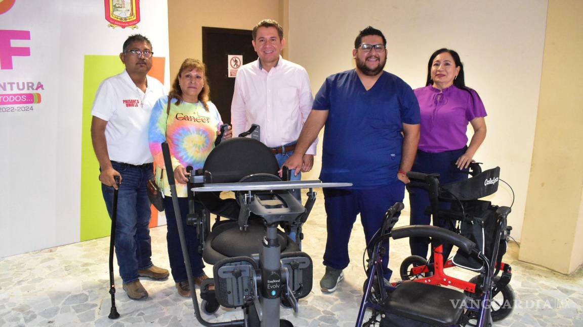 ‘Paisanos Unidos’ entregan aparatos ortopédicos en San Buenaventura