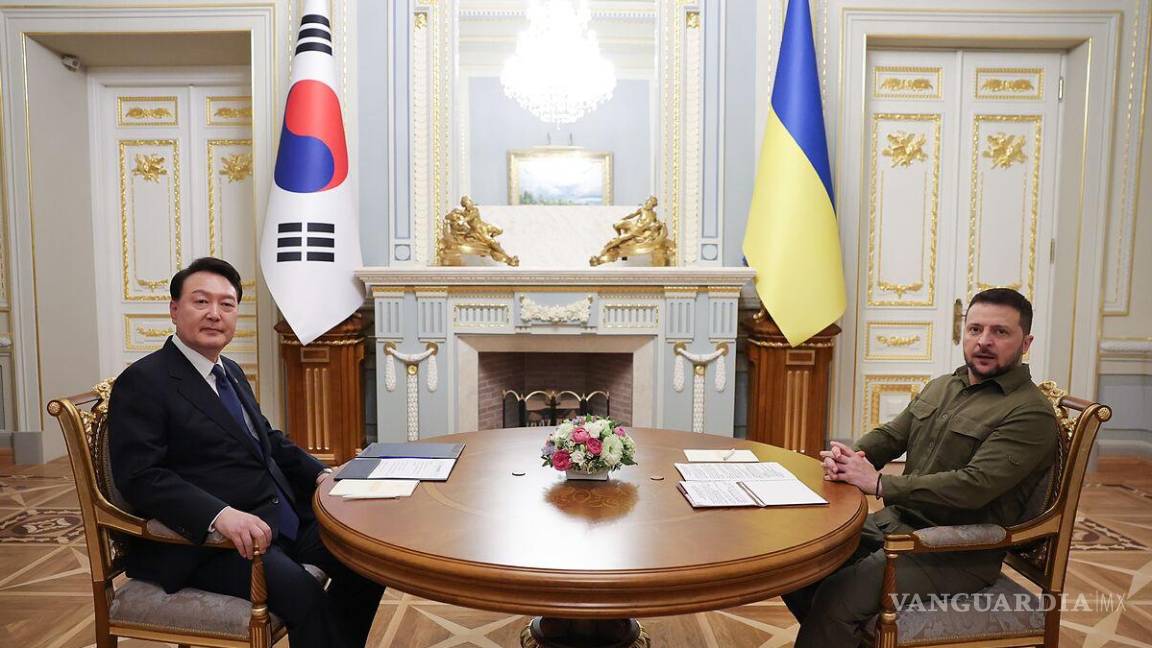 Espaldarazo coreano a Ucrania: se reúne presidente con Zelenski