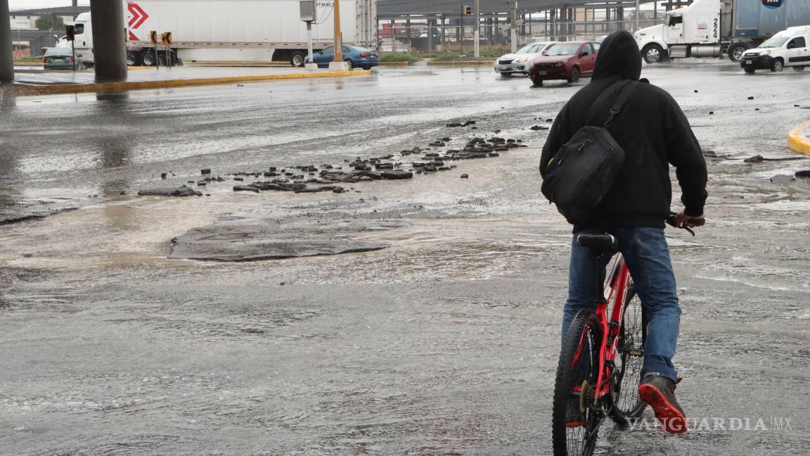 Causan remanentes de tormenta ‘Barry’ afectaciones por lluvia en Saltillo