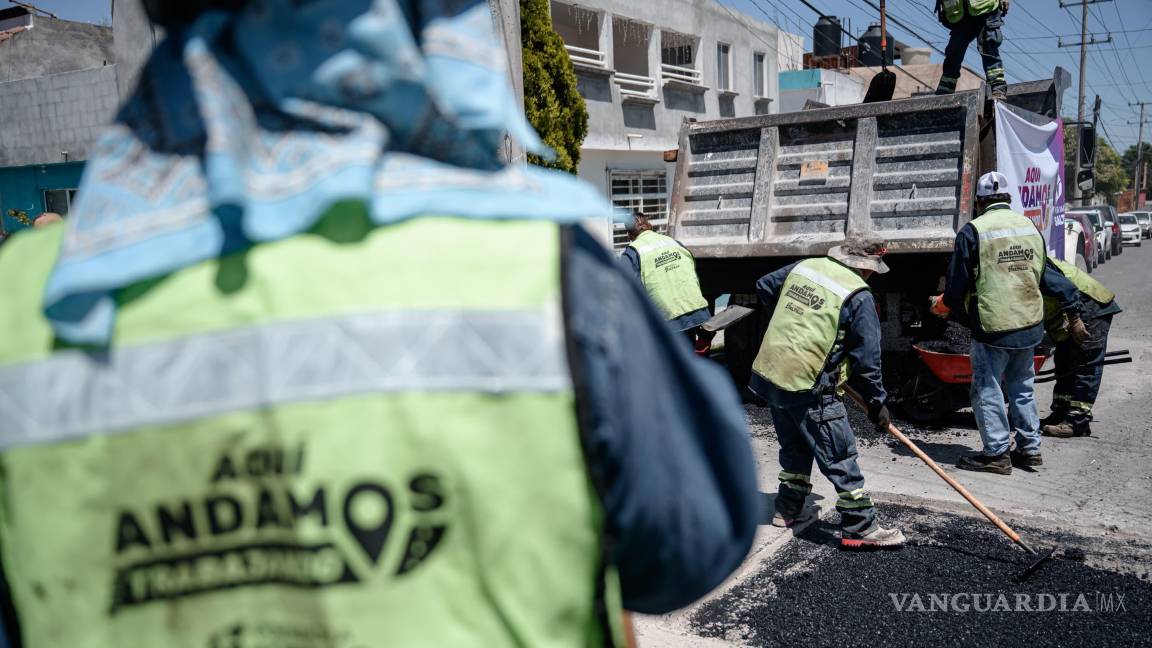 Han sido tapados 18 mil 500 baches en lo que va del año, en Saltillo