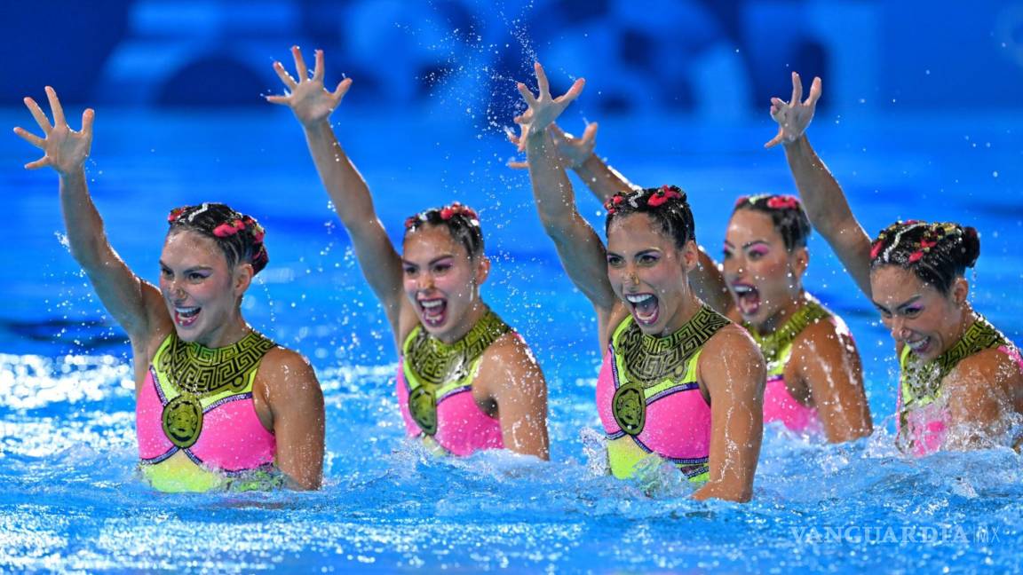 Las ‘Sirenas Mexicanas’ invocan a Matlalcueye en la Final de natación artística