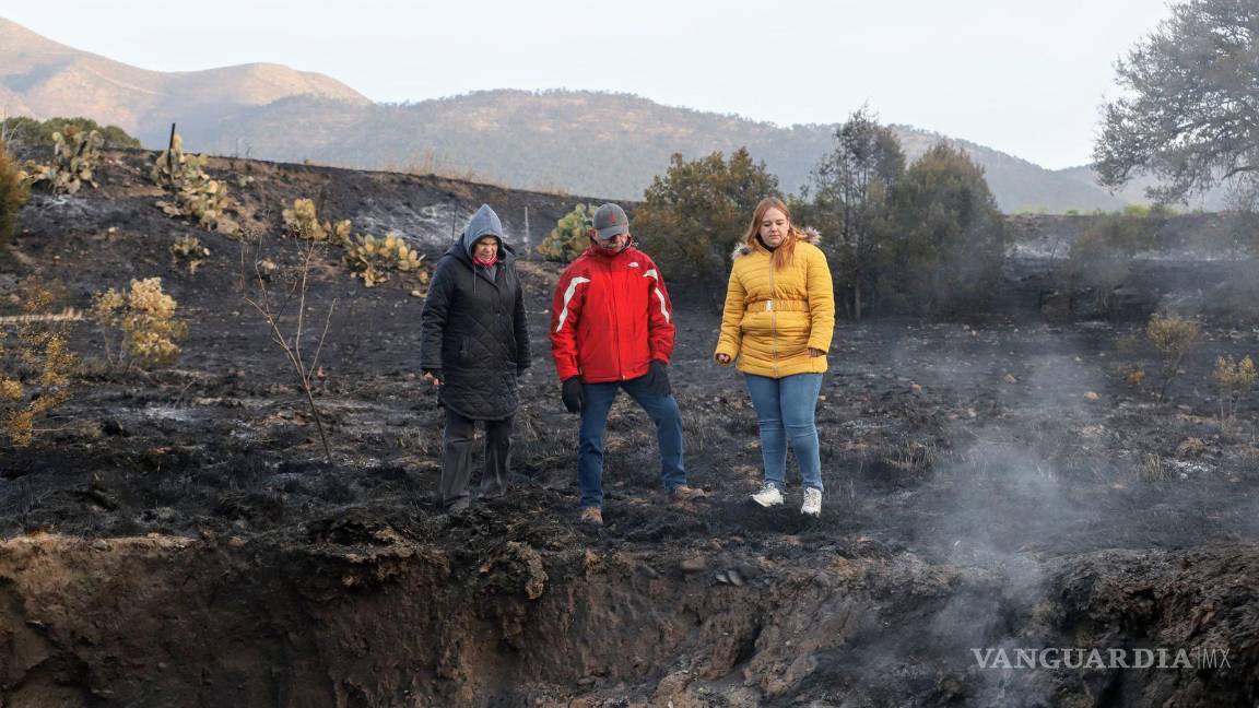 Coahuila: Al mediodía de hoy, se ha liquidado al 95% incendio forestal en El Tunal