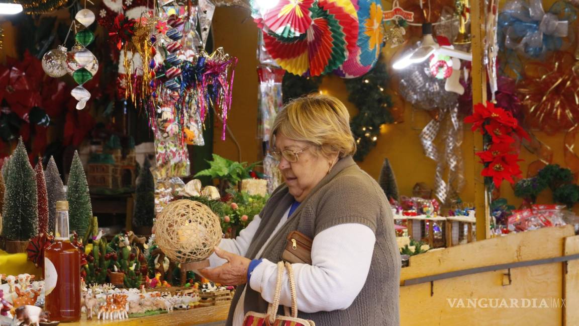 ¡Ya huele a Navidad! Comienzan a instalarse mercados navideños en Saltillo