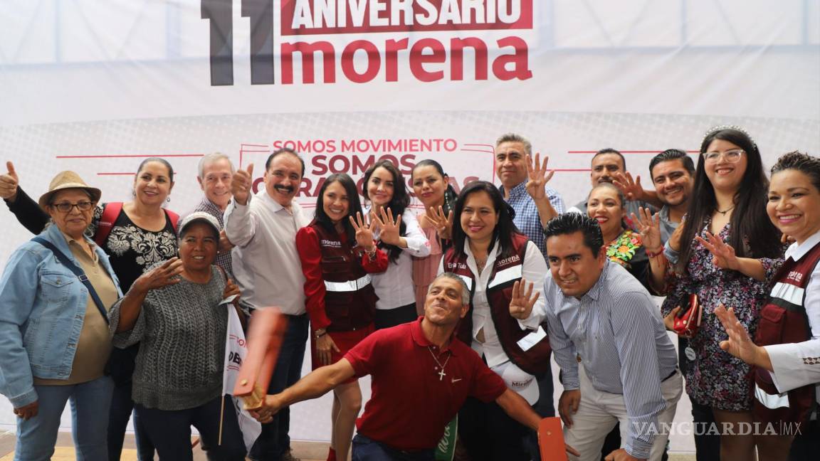 Morena celebró su décimo primer aniversario