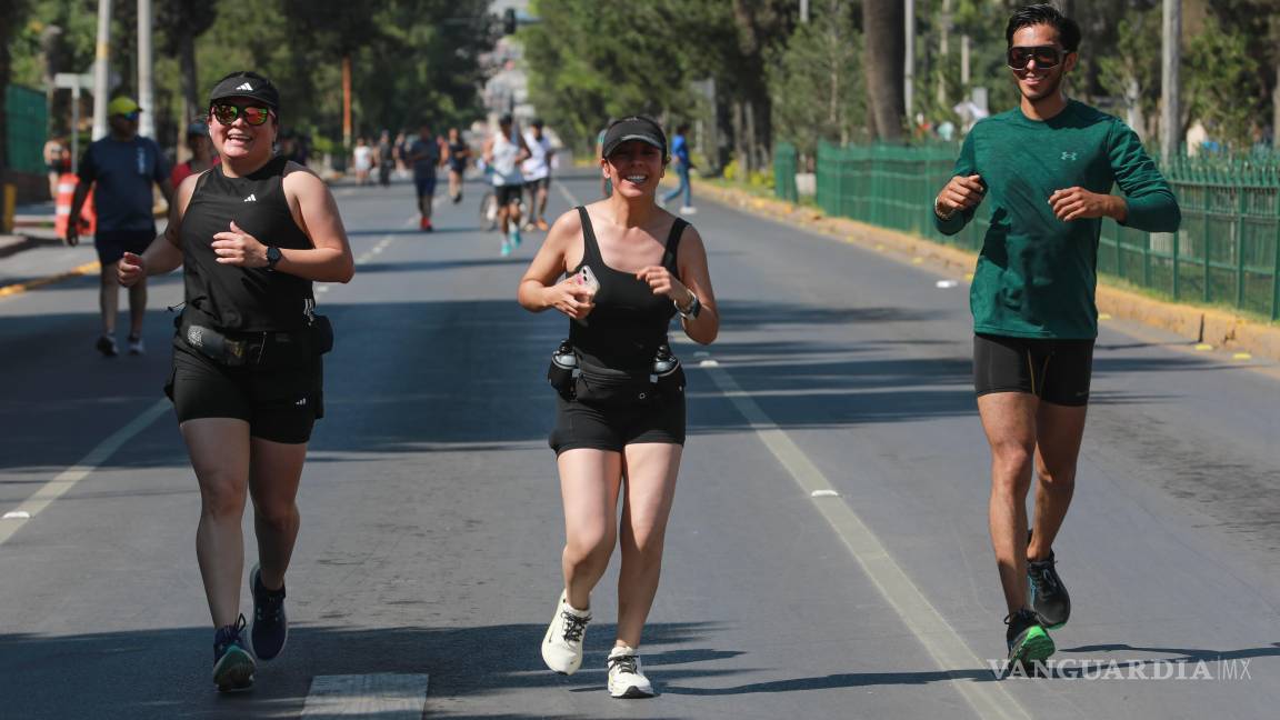 Adelantan horario de la Ruta Recreativa en Saltillo para proteger a familias del calor