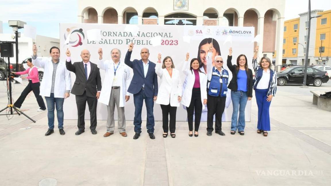 Arrancan Segunda Semana Nacional de Salud 2023 en Monclova