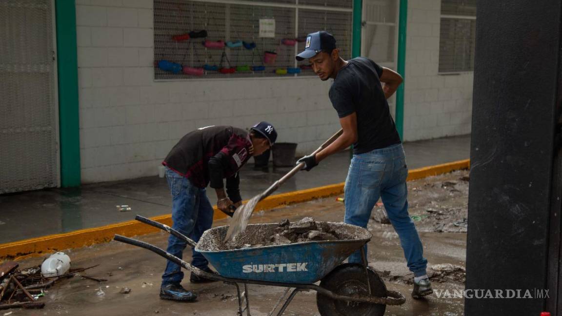 86 planteles educativos afectados en Nuevo León por tormenta tropical ‘Alberto’