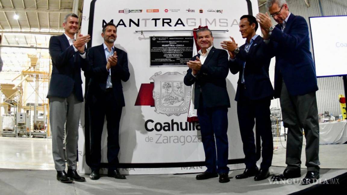 Inauguran empresa de fertilizantes Manttra Gimsa en Frontera, Coahuila