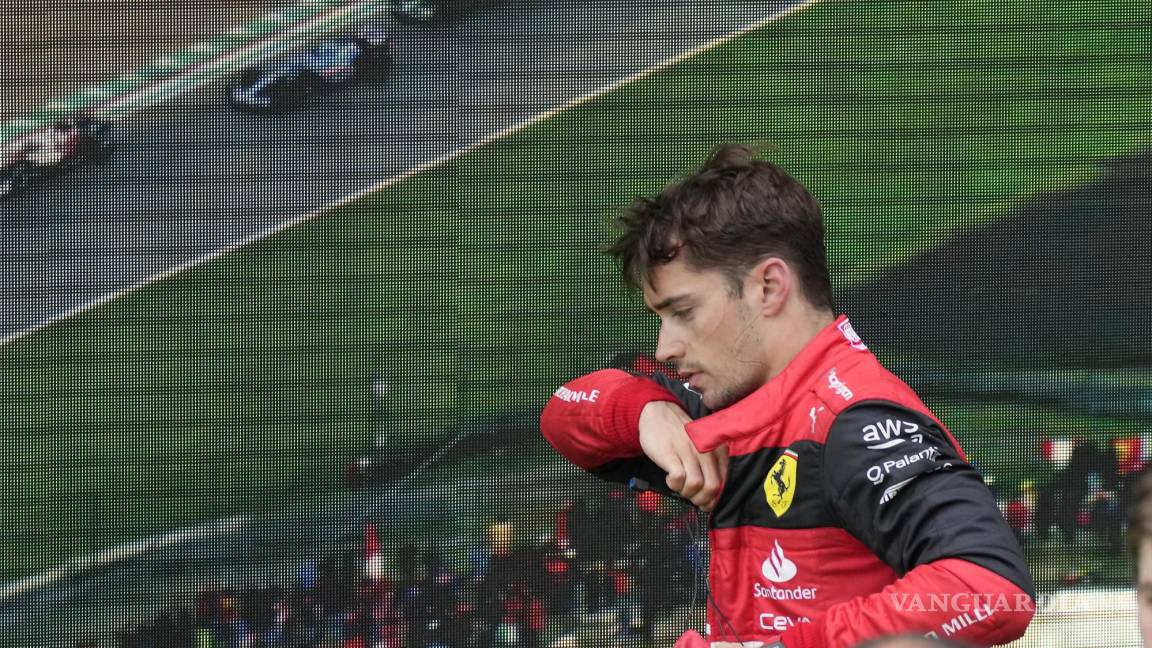 Leclerc asume su costoso error en Italia