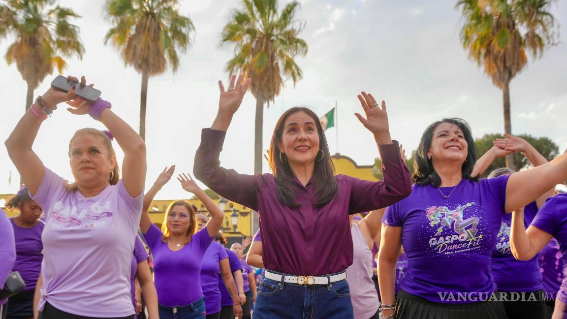 $!El bailatón activó a las mujeres de Ramos Arizpe.