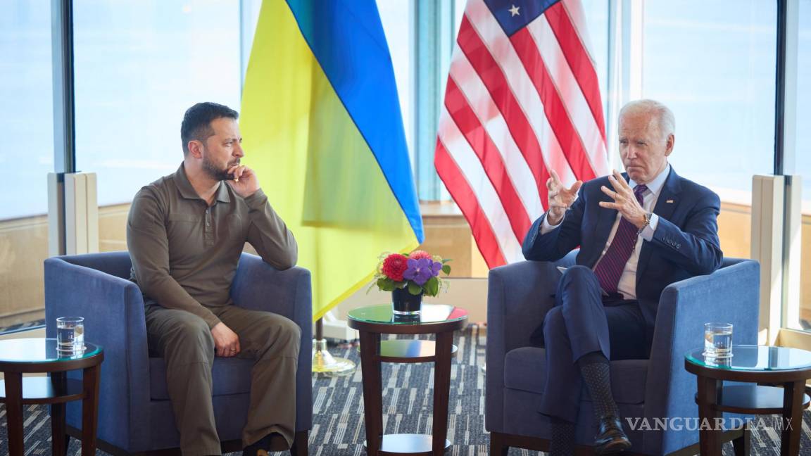 En reunión con Zelenski, Biden anuncia 375 mdd para ayuda militar a Ucrania