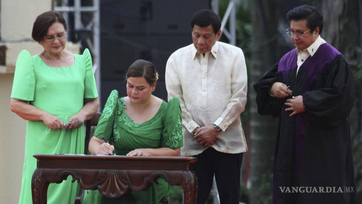Asume hija de Duterte Vicepresidencia filipina