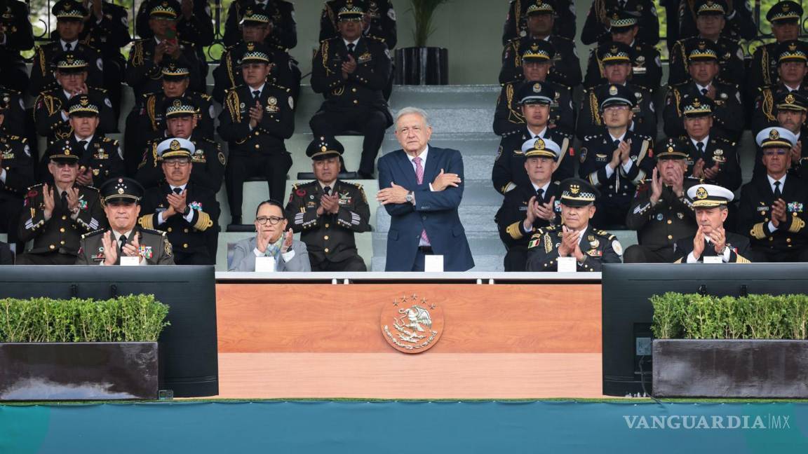 $!Celebra AMLO 5 años de la Guardia Nacional: deben ser ‘ejemplo de honestidad’
