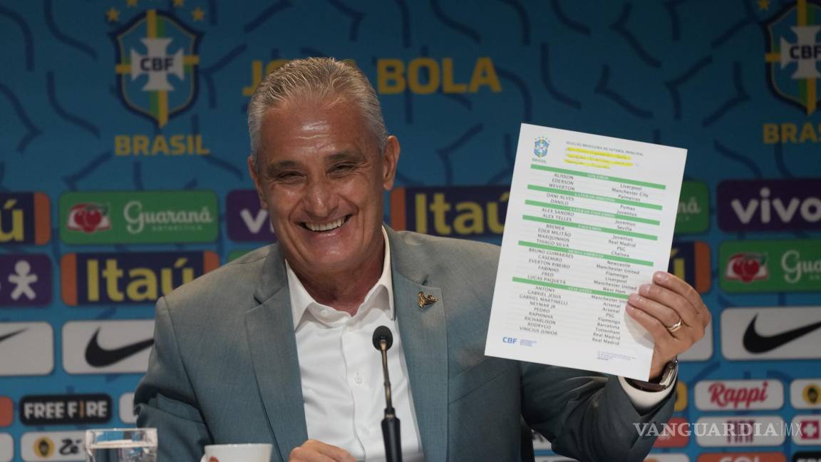 Brasil anuncia su lista final para el Mundial de Qatar 2022