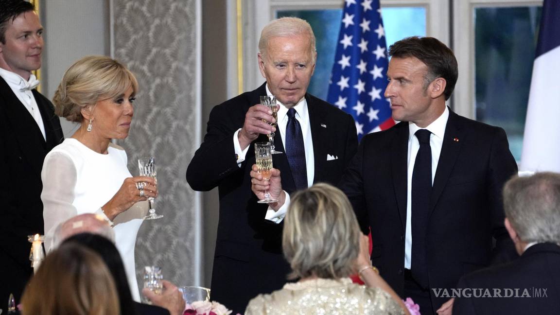 Estamos firmes con Ucrania, afirma Biden junto a Macron, uno de sus grandes aliados en Europa