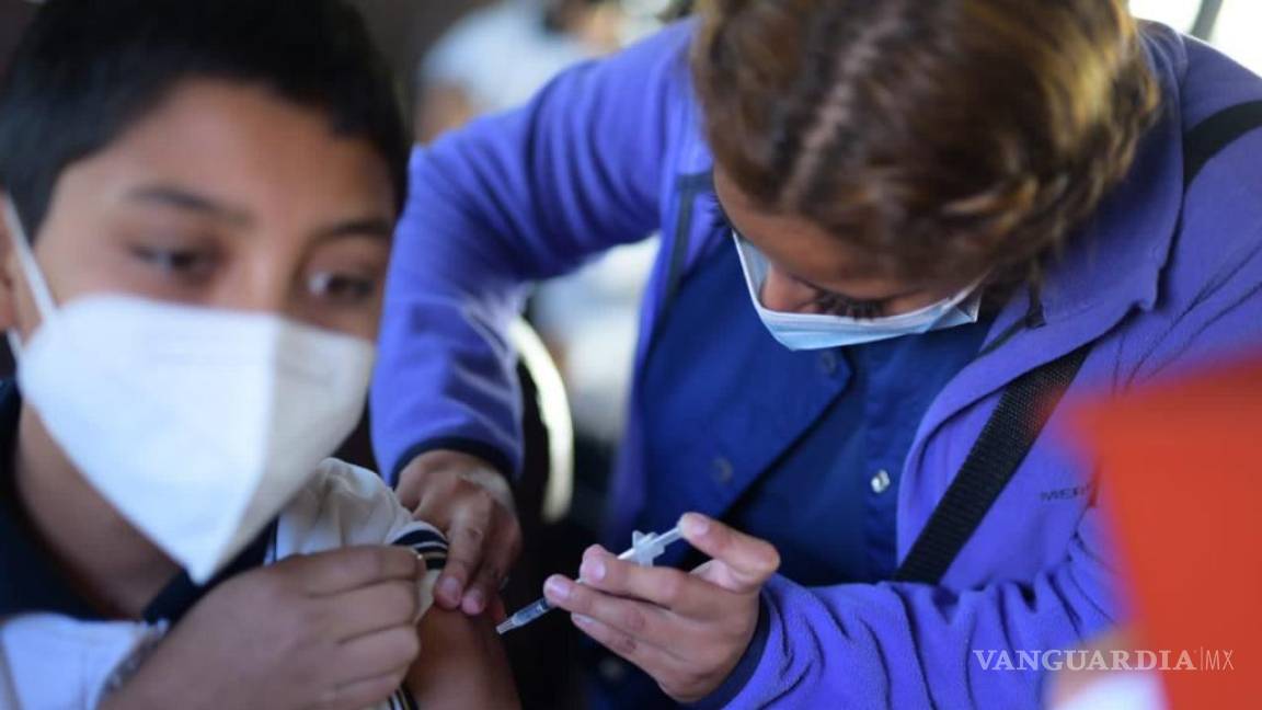 Más de 30 mil niños coahuilenses de 5 a 11 años, vacunados contra el COVID en frontera con EUA