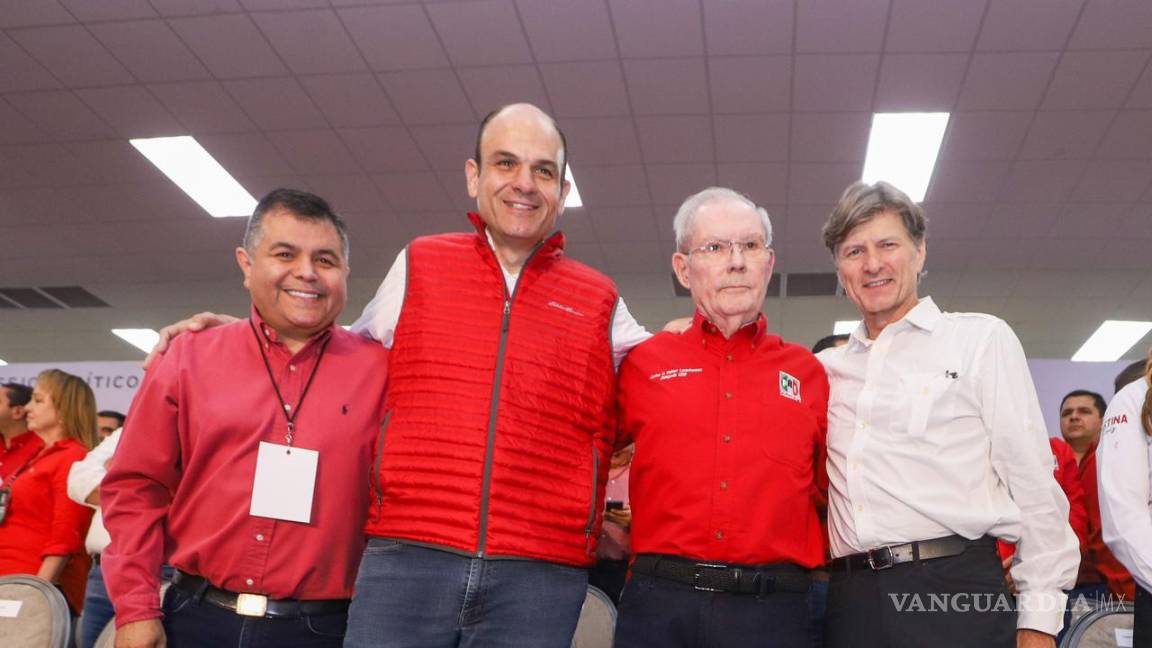 $!Estos personajes del PRI respaldaron a Manolo Jiménez en su toma de protesta