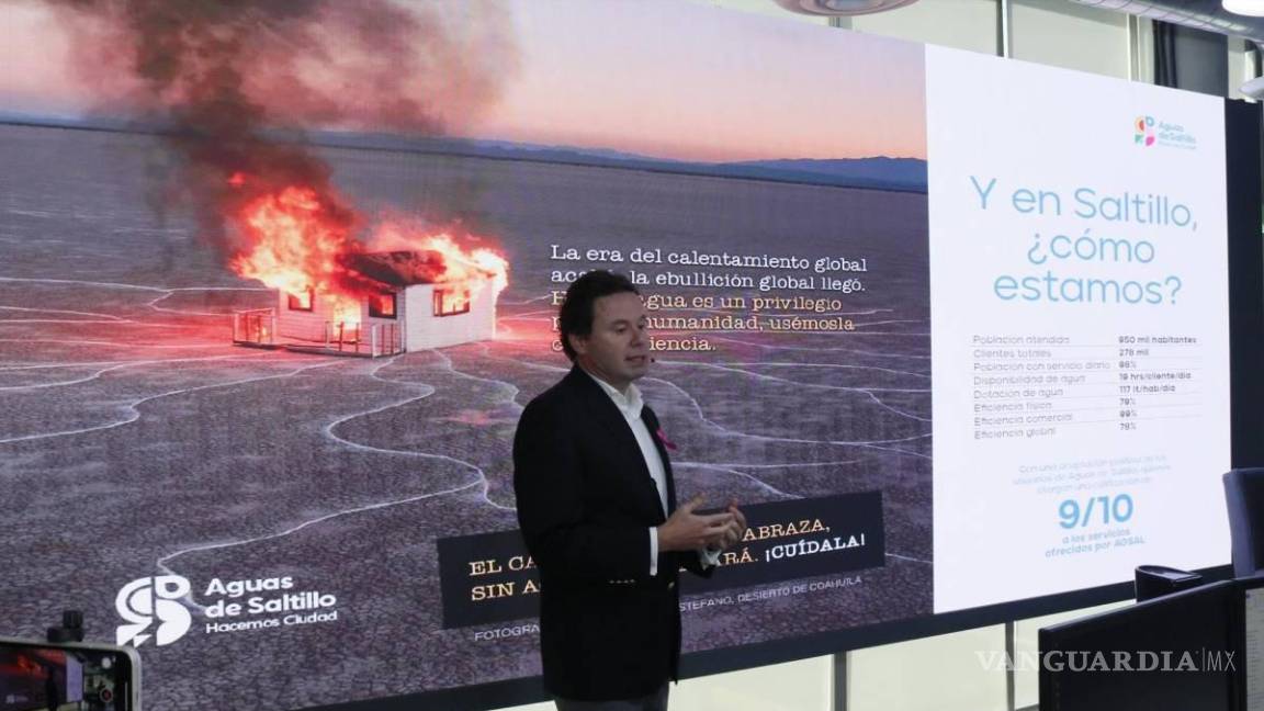 $!Jordi Bosch estará dejando encaminado el plan antisequía que Aguas de Saltillo implementará en los próximos años para garantizar el suministro en la localidad.