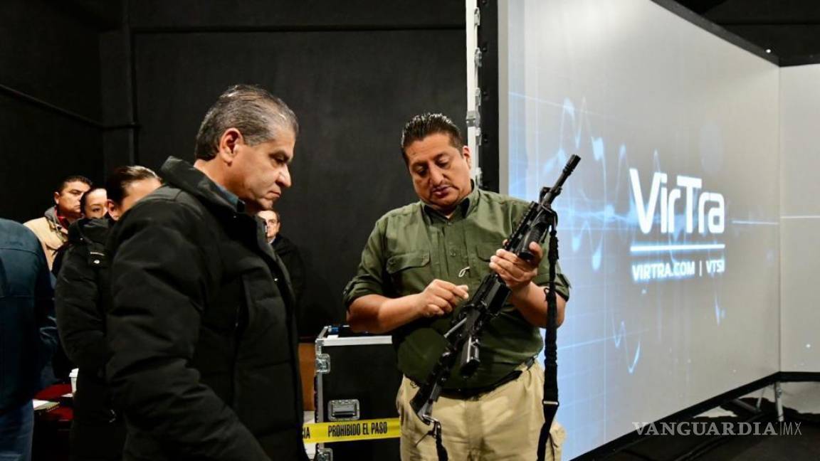 Entregan a fuerzas de seguridad de Coahuila tecnología para simular situaciones de riesgo