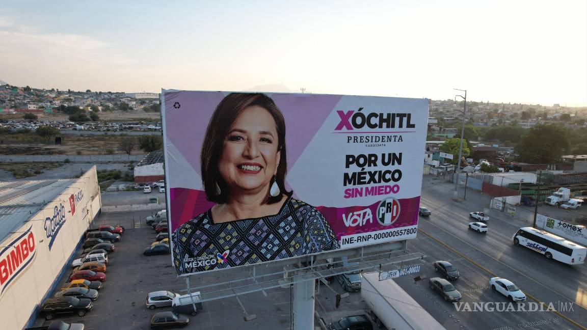 $!Los candidatos de la colaición PRI-PAN-PRD también tienen espectaculares en la ciudad.