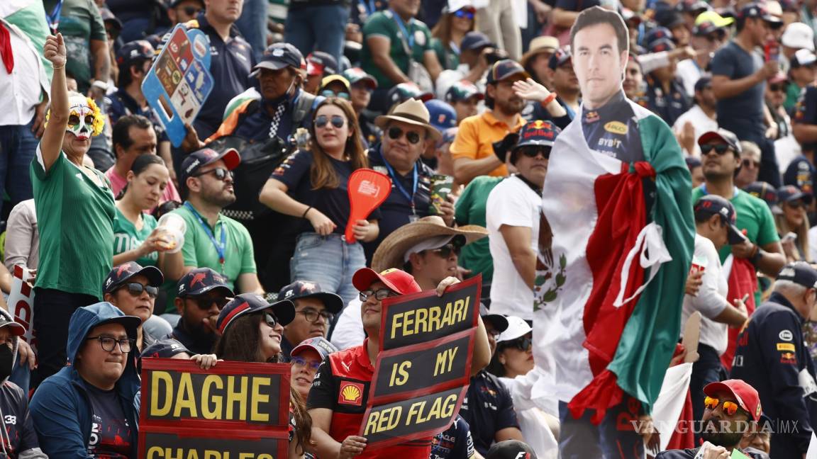 $!Aficionados animan previo a la carrera por el Gran Premio de Fórmula Uno de Ciudad de México.