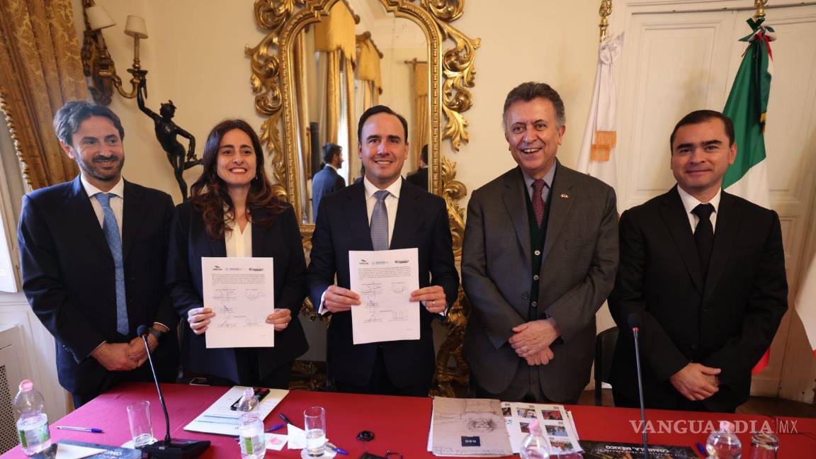 $!Concluye Manolo Jiménez gira económica y cultural en Italia