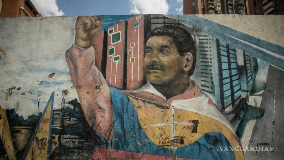 $!Un graffiti con la imagen del presidente de Venezuela, Nicolás Maduro, en Caracas, Venezuela.
