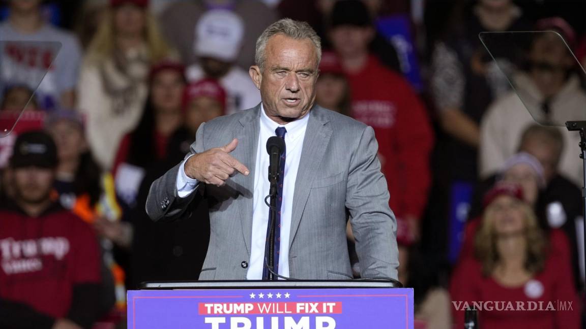 Elige Trump a Robert Kennedy Jr. como secretario de Salud