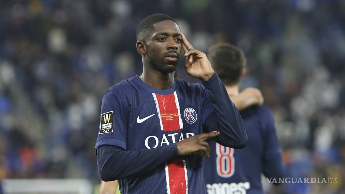 Dembélé rescata al PSG en el descuento y asegura el Trofeo de Campeones